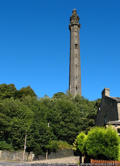 Wainhouse Tower from the south-west