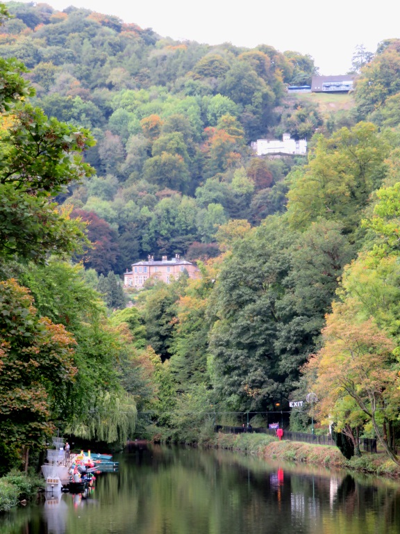 Matlock Bath - View up to the Heights of Abraham
