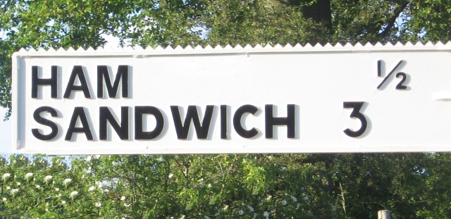 Ham Sandwich finger post