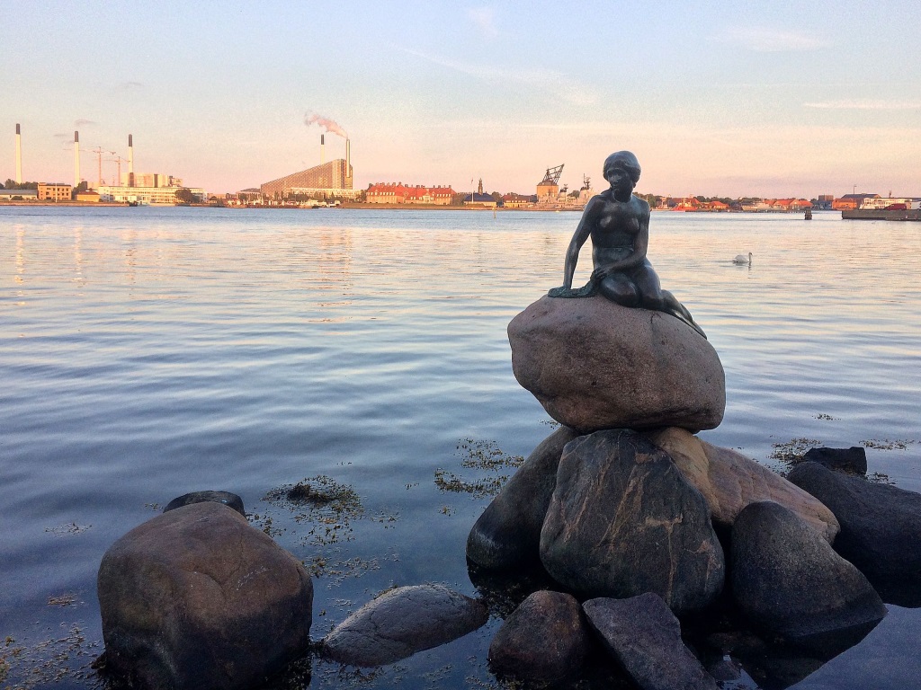 Copenhagen mermaid statue