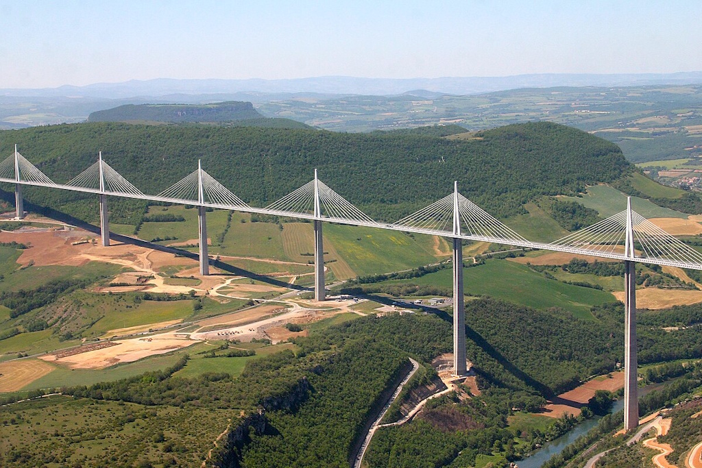 Millau Viaduc Valley