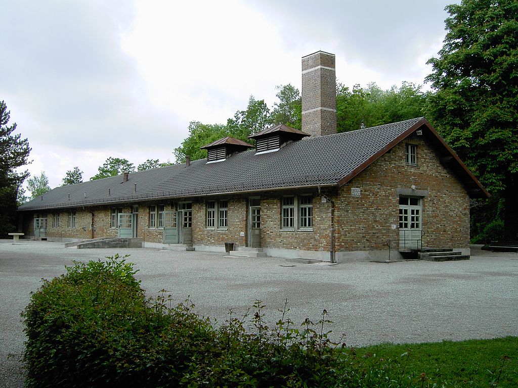 A photo of the Dachau Crematorium