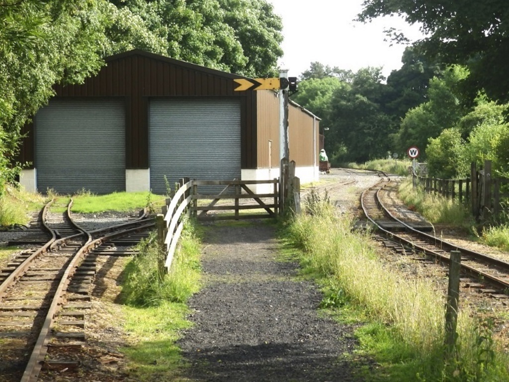 Near Alston Station - Railway Shed