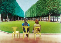 David Hockney - Le Parc des Sources, Vichy