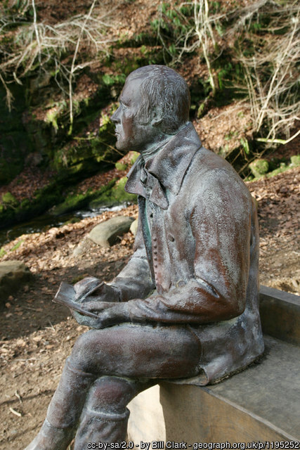 The Birks of Aberfeldy: Robert Burns statue