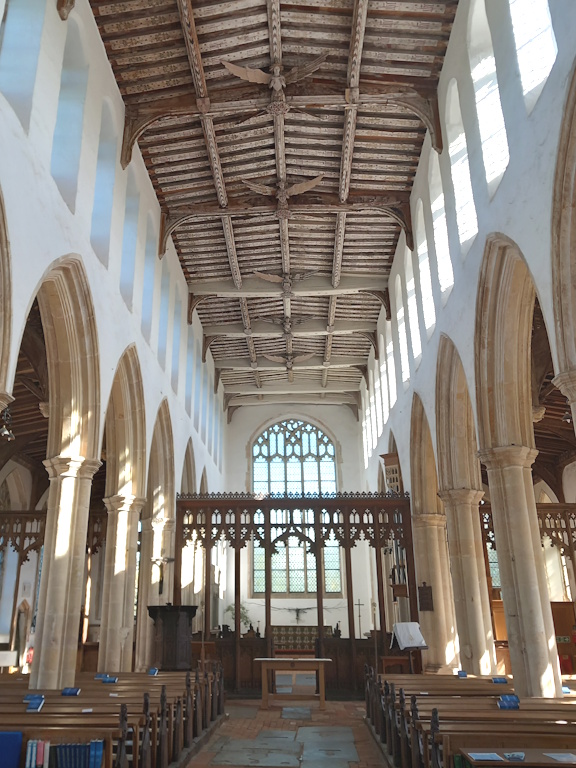 Blythburgh - Holy Trinity Church - INT. DAY