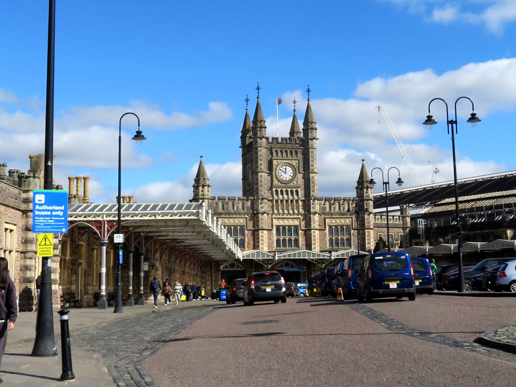 Bristol Temple Meads - EXT. DAY Bristol Temple Meads - EXT. DAY