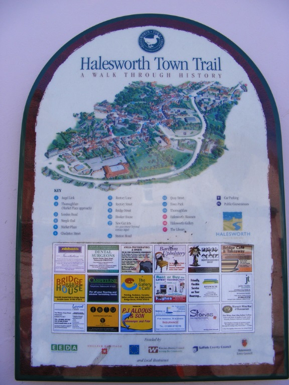Halesworth Town Trail Sign