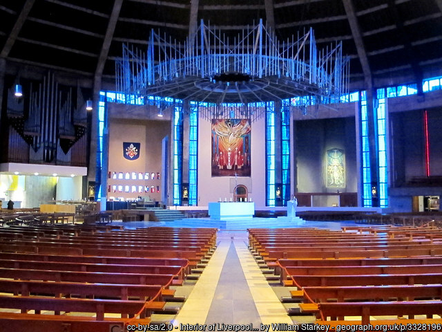 Interior of Liverpool Metropolitan Cathedral