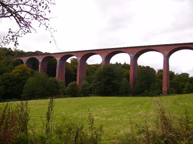 Viaduct with 11 arches near Skelton