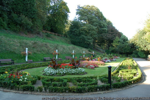 Italian Gardens at saltburn