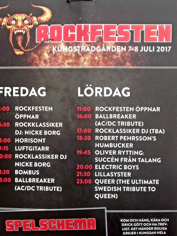 Stockholm - Kungsträdgården - ROCKFESTEN