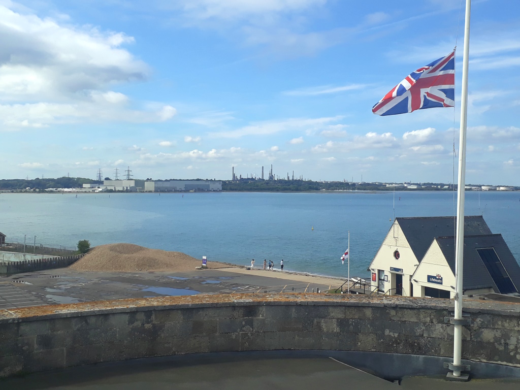 Calshot Castle - View from Atop