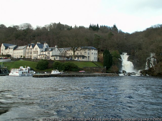 Inversnaid Hotel and Falls