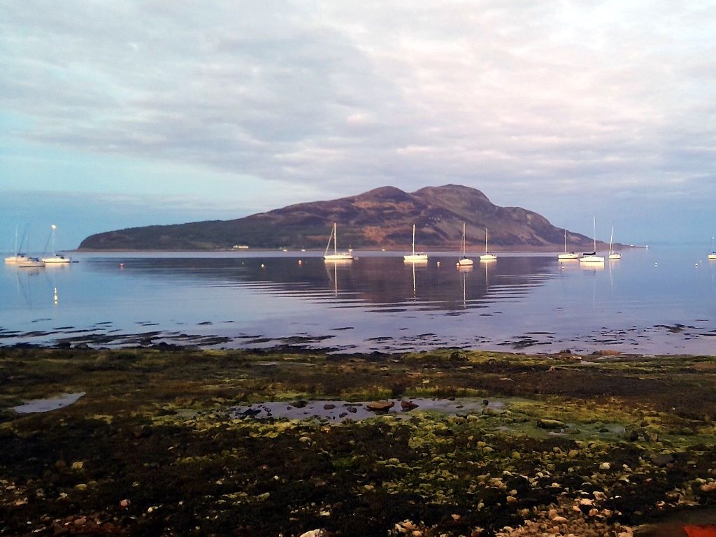 Isle of Arran - Holy Isle from Lamlash