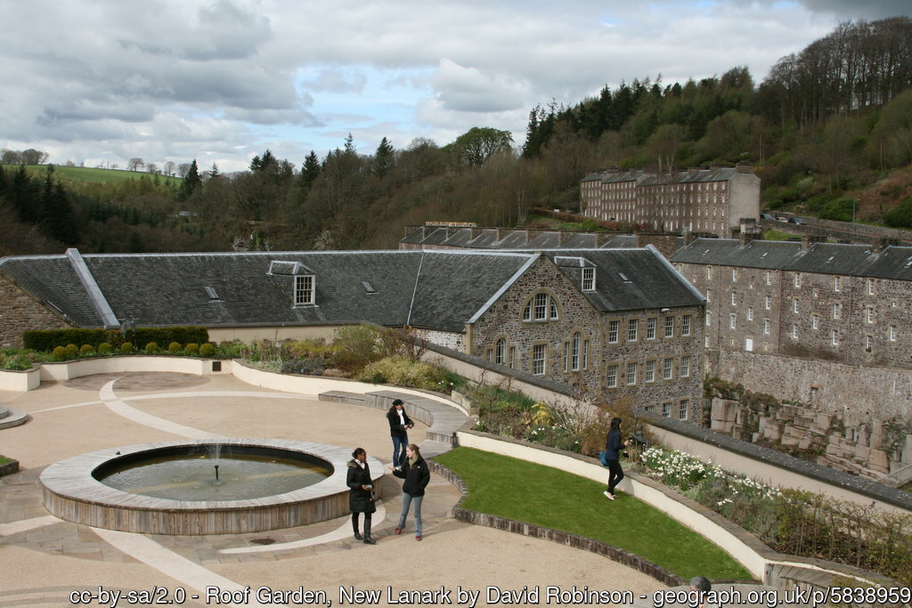 Roof Garden, New Lanark