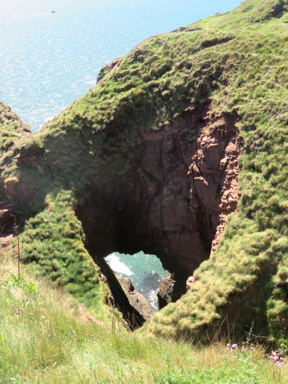 Seaton Cliffs - A Blowhole?